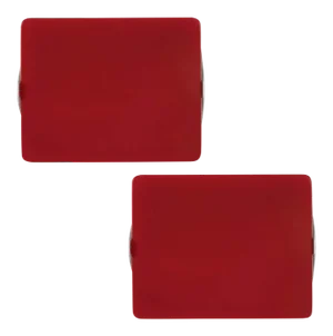 Charlotte Perriand Red 'Applique á Volet Pivotant' Wall Lights - a Pair