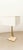 Square Brass Lamp with Lampshade For Sale - Image 6 of 8