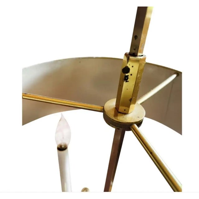 Pair of Neoclassical Style Brass Bouillotte Lamps For Sale In New York - Image 6 of 7