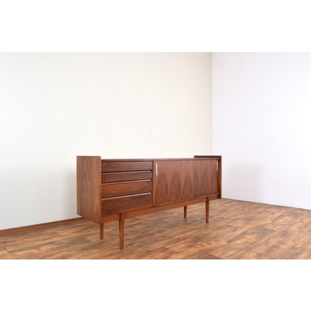 Mid-Century Polish Walnut Sideboard from Bytomskie Fabryki Mebli, 1960s For Sale - Image 9 of 15