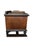 Gorgeous cedar lined chest by Cavalier featuring hand carved ornamental accents, a lovely walnut veneer, and turned...