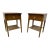 Mid-Century Modern Drexel "Profile" Walnut Nightstands - Set of 2 For Sale