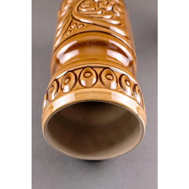 Ceramic Vintage Ceramic Vases from VEB BKK, 1970s, Set of 2 For Sale - Image 7 of 12