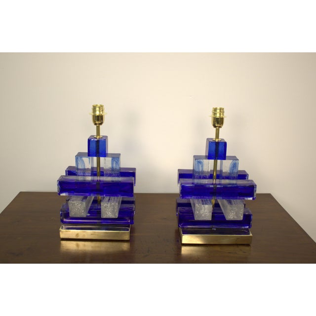Shanghai Murano Lamps by ART of D., Set of 2 For Sale - Image 6 of 6