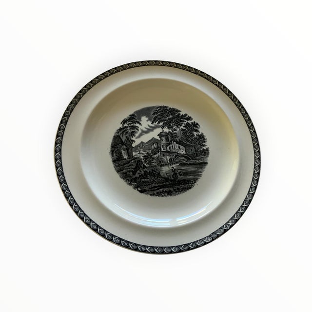 Italian Vintage Wedgwood Lugano Black Dinnerware Set - 51 pcs For Sale - Image 3 of 8