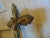 Brown Pre-War Brass Hanging Cross, 1920s For Sale - Image 8 of 10
