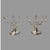 Mid 20th Century Pair of Mid 20th Century Hawkes Sterling Silver & Ornate Glass 2-Light Candelabras For Sale - Image 5 of 10