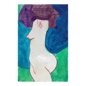 1970s James Bone Nude Watercolor