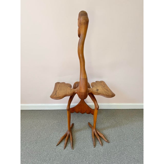 Mid-Century Modern 1980 Andrew Willner Ostrich Table/Signed and Dated For Sale - Image 3 of 12