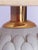 Brass and Porcelain Table Lamp by Tommaso Barbi, 1980s For Sale - Image 6 of 17