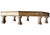 19th Century Antique Octagonal Low Hardwood Eastern Table with Decorative Brass Trims, 1890s For Sale - Image 5 of 12