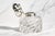 Silver Elegant Solid Crystal Swirl Antique English Sterling Silver Paperweight Inkwell Desk Home Decor For Sale - Image 8 of 18