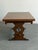 1940s Vintage Carved Trestle Dining Table For Sale - Image 5 of 12