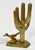 Vintage Brass Saguaro Cactus and Road Runner For Sale - Image 4 of 4