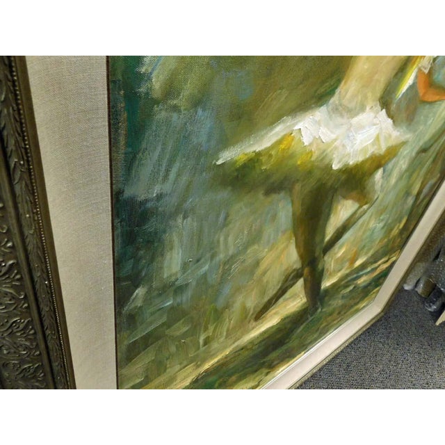 Zhiwei Tu "Untitled" Ballerina Original Oil on Canvas With Custom Framed W/Book For Sale In Denver - Image 6 of 18