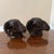 Vintage Bronze Ram Sculptures ~ a Pair For Sale - Image 4 of 9
