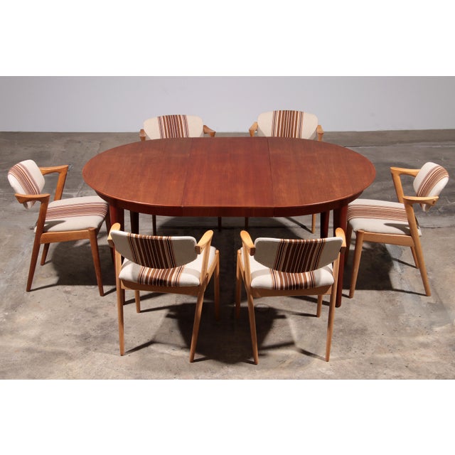 Large Teak Dining Table by Henning Kjærnulf, 1960s For Sale - Image 17 of 18