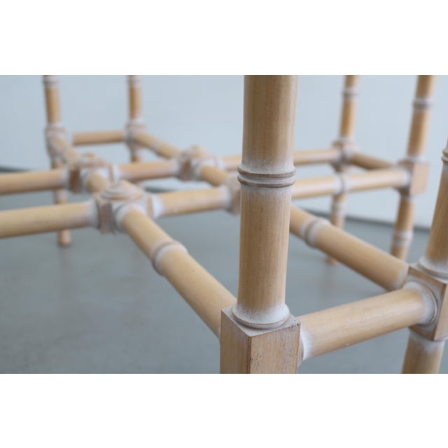 Coffee Table in Bamboo and Brass by Lysberg Hansen & Therp, 1970s For Sale - Image 6 of 9