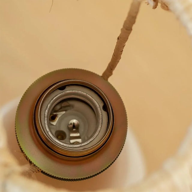 Ceramic Wave Lamp, Large For Sale - Image 9 of 10