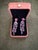 Bochic “Capri” Red Ruby & Purple Amethyst Earrings Set in 18K Gold & Silver For Sale In New York - Image 6 of 15