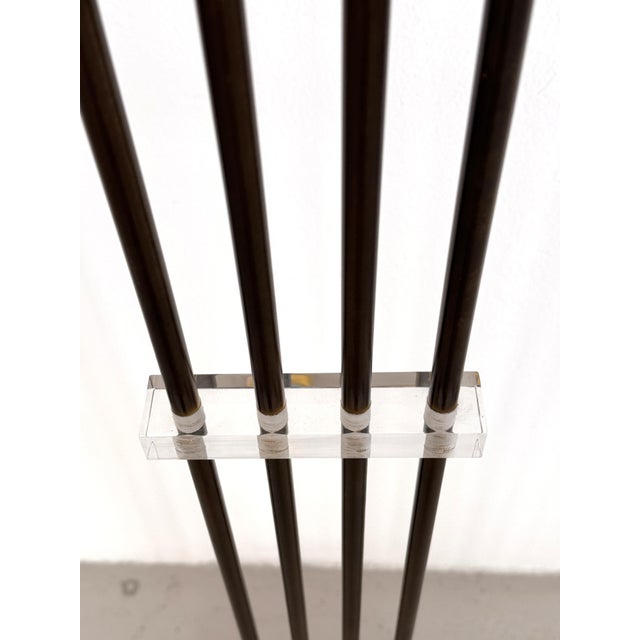 1960s Italian Travertine and Brass Floor Lamp by Goffredo Reggiani, 1960s For Sale - Image 5 of 18