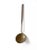 Farmhouse Antique Brass Fireplace Ladle For Sale - Image 3 of 12