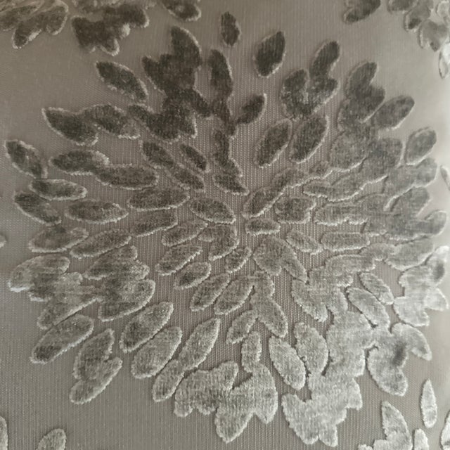 Handcrafted decorative pillow case. Double sided beige velvet, 16”X16”, invisible zipper. Selling only the cover, insert...