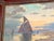 Signed 1920 Antique Maritime Sailboat Oil Painting in Ornate Painted Frame For Sale - Image 16 of 18
