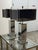 1970s Charles Hollis Jones Modern Chrome + Smoked Acrylic Table Lamps, Circa 1970's For Sale - Image 5 of 12