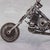 New Handcrafted Recycled Metal Motorbike Sculpture | 37" X 23" | One of a Kind For Sale - Image 4 of 10