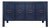 Matthew Izzo Home Rue Navy Blue Linen Four Door Buffet With Brass Circle Door Pulls For Sale
