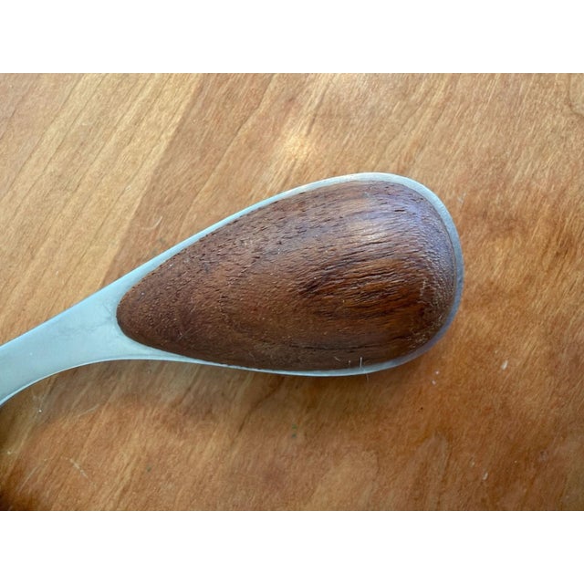Vintage Dansk Torun Mid-Century Modern Teak and Stainless Steel Cheese Knife For Sale In Los Angeles - Image 6 of 6