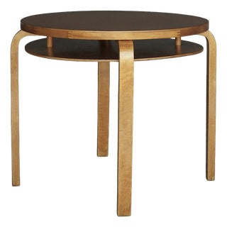 Model 70 Two-Tier Coffee Table in Birch Wood by Alvar Aalto for Artek, Finland, 1940s For Sale