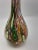 Red Vintage Murano Style Millefiori Glass Bud Vase For Sale - Image 8 of 9