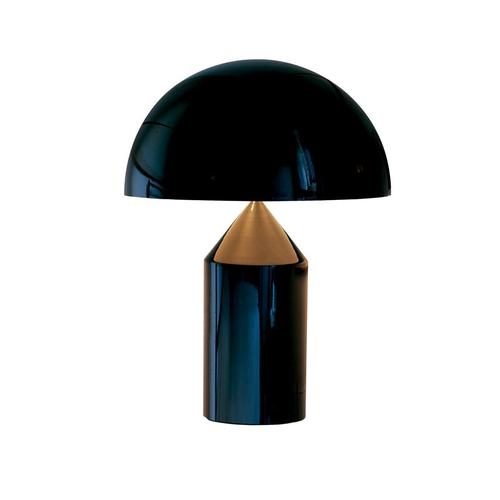 Set of two table lamp, large and medium, "atollo" designed by vico magistretti in 1977 manufactured by oluce, italy....