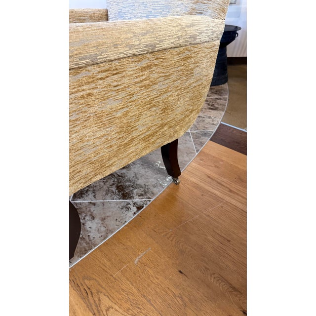 Gemstone Michael S. Smith Designed for Jasper Furniture Rare Upholstered Teddy Club Chair For Sale - Image 7 of 12