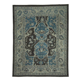 Turkish Oushak Rug 10'2" x 13'1" #18575 For Sale
