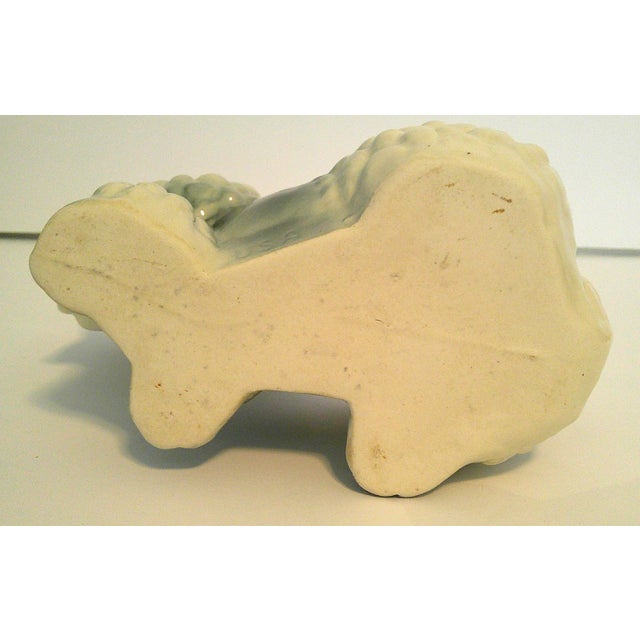 White Ceramic Poodle Shawnee Dog Planter Hand Painted Porcelain Puppy Usa VTG MCM 1950s For Sale - Image 8 of 9