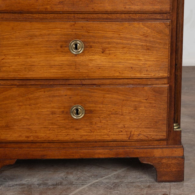 Mid 19th Century Louis XVI Style Mahogany Chest of Three Drawers For Sale - Image 12 of 13