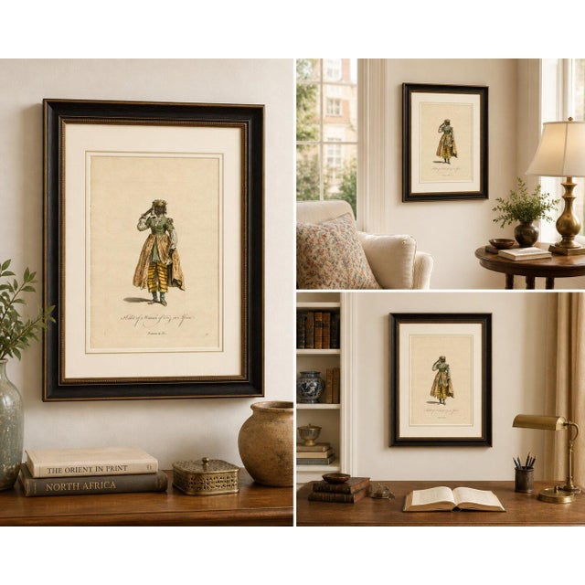 European School Artist, Habit of a Woman of Fez in Africa, 1749, Engraving For Sale - Image 9 of 10