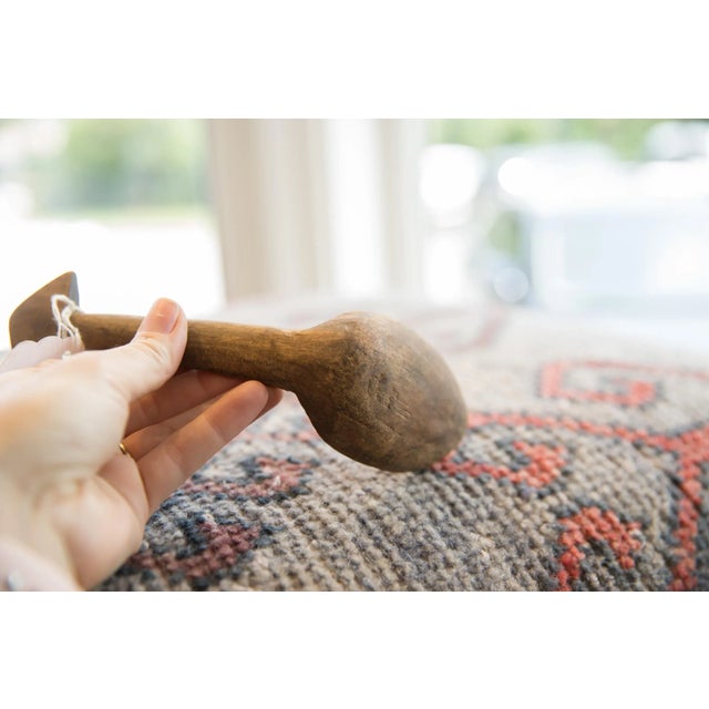 Vintage African Wooden Spoon For Sale In New York - Image 6 of 7