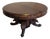 Antique Walnut Pedestal Dining Table For Sale