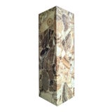 Image of Arturo Pani for Muller of Mexico Onyx Stone Pedestal For Sale