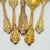 1990s 1990s Baroque by Godinger Gold Plated 65-Pc Flatware Set (Service for 12 With Serving Pieces and Chest) Vintage For Sale - Image 5 of 18