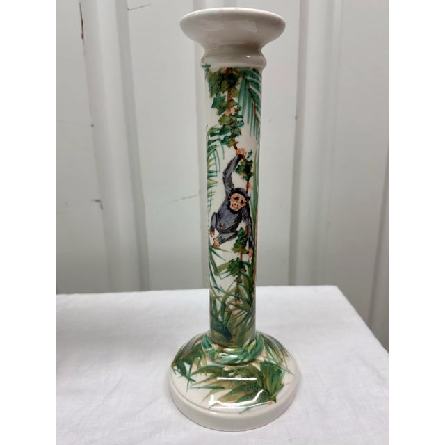 Authentic Vintage Greg M Matthews for Oggetti Italian Decorative Plate and Candlestick Holder Set For Sale - Image 11 of 12