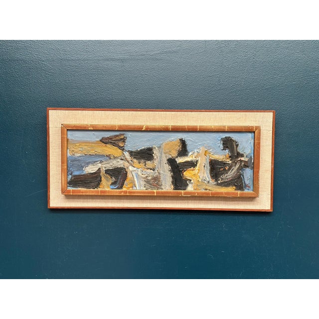 Calle Johansson, Bird Movement, 1959, Oil Painting on Panel, Framed For Sale - Image 7 of 13