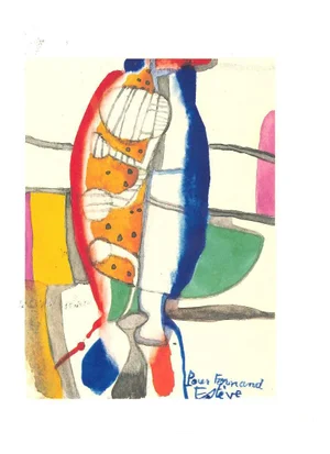 After Maurice Estève - Composition - Original Lithograph - 1982