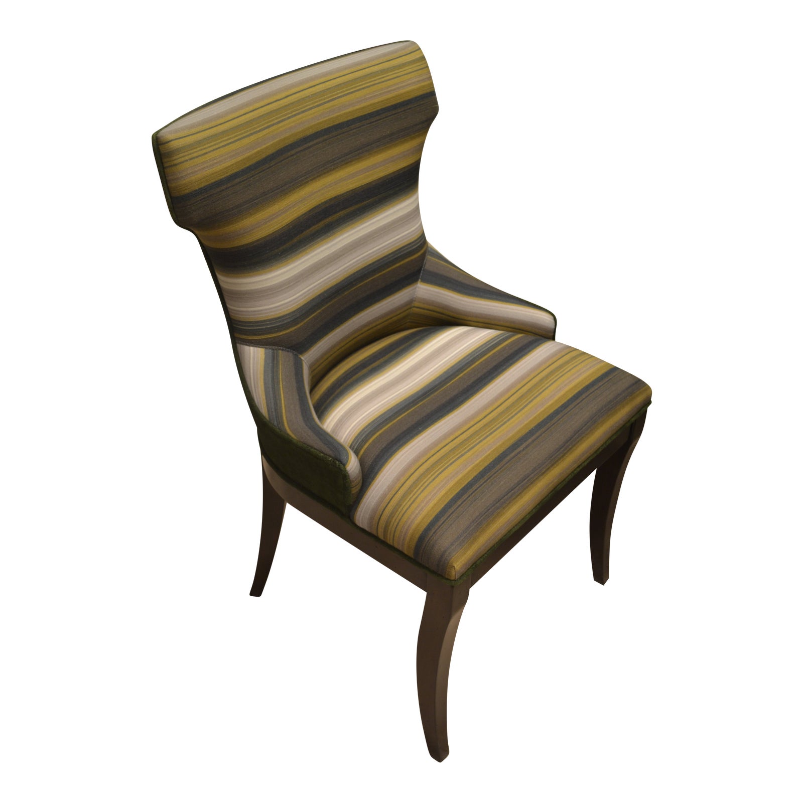 Addison Club Dining Chairs Pair Chairish