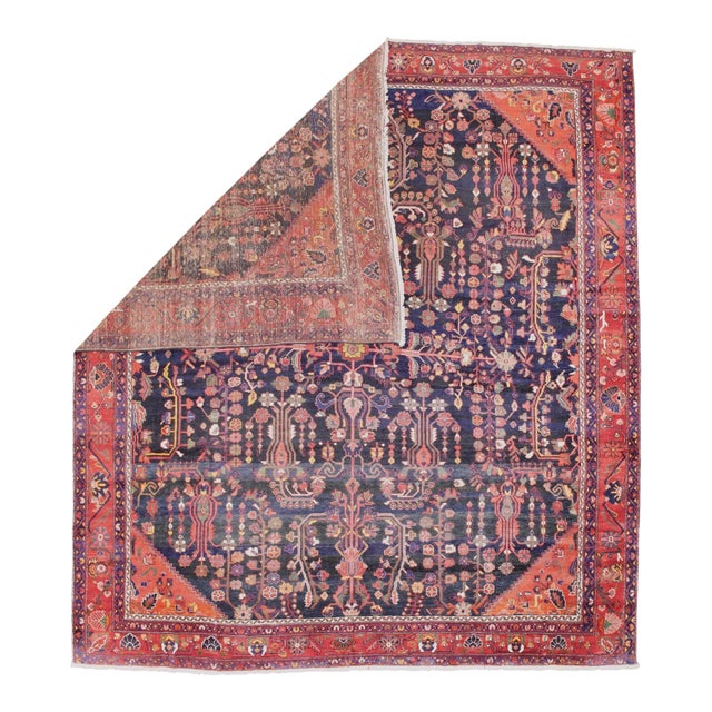 The generic name for the village rugs of the Chahar Mahal district in west-central Persia. On cotton, frequently single-...