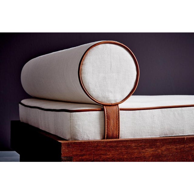 Daybed with Mahogany Frame in the style of Charlotte Perriand, France, 1950s For Sale - Image 12 of 18